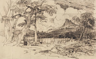 Study for Elijah by Peter de Wint
